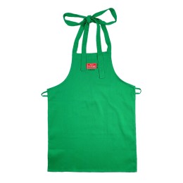 Customized hanging neck noodle factory apron design green solid color embroidered logo apron Aberdeen You Kee noodle factory food factory uniform apron custom-made apron manufacturing factory AP207 Customized hanging neck noodle factory apron design green solid color embroidered logo apron Aberdeen You Kee noodle factory food factory uniform apron custom-made apron manufacturing factory AP207